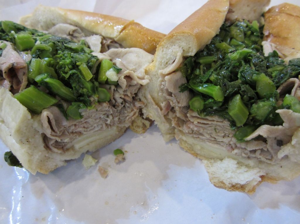 DiNic's Roast Pork, Provolone and Greens at Reading Terminal, Philadelphia, Pennsylvania © Kim | Flickr