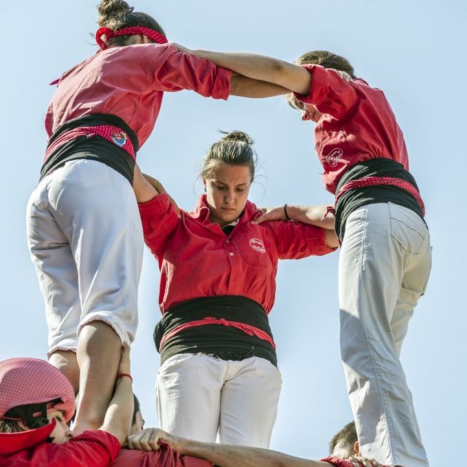 Los Concurs de Castells, Tarragona, Spain © Carlos Soler Martinez | Dreamstime 44441016