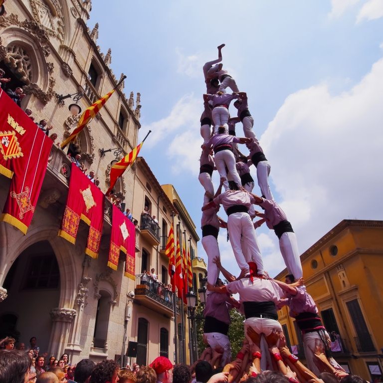 Los Concurs de Castells, Terrassa, Spain © Karol Kozlowski | Dreamstime 42204650