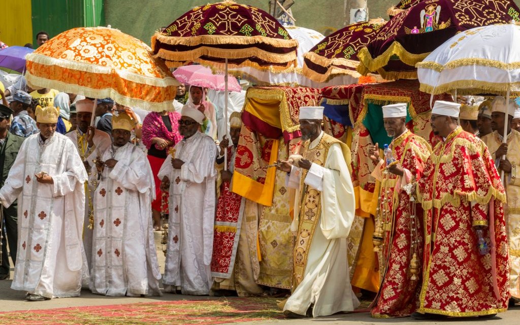 Timkat in Addis Ababa, Ethiopia © Derejeb | Dreamstime 49218016